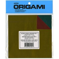 Aitoh Origami Paper, 5.875"X5.875", Pack of 18 - Assorted Foil/Foil Double-Sided
