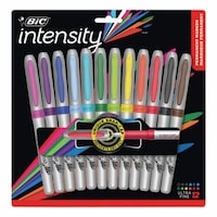 Picture of Bic Ultra Fine Permanent Markers, Dozen - Assorted Colors