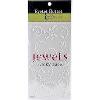 Picture of Eyelet Outlet Bling Self-Adhesive Pearl Swirls, Pack of 468, White