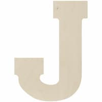 Picture of MPI Baltic Birch Collegiate Font Letters & Numbers, 13.5"-J