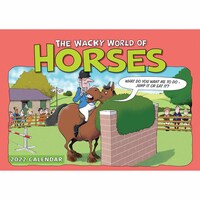 Picture of Wacky World of Horses A4 Calendar 2022