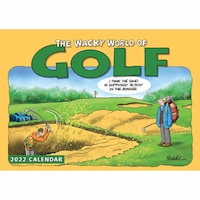 Picture of Wacky World of Golf A4 Calendar 2022