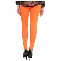 Cyntexia International Stretchable Leggings, Bright Orange, Pack of 6