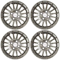 Picture of Prigan Wheel Cover For Universal Car, Grey, Set of 4