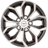 Picture of Prigan Wheel Cover For Universal Car, Grey & Silver, Set of 4
