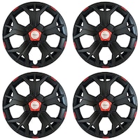 Picture of Prigan Wheel Cover For Universal Car, Black, Set of 4