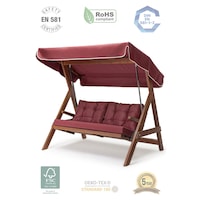 Aida 2-Seater Grand Paris 2000 Patio Swing with Canopy