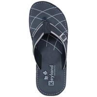 Keyland Men's Flip Flops Slippers, Grey