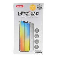 Picture of Mryes Tempered Glass Screen Protector for iPhone 13 Pro Max, Matt Privacy, White