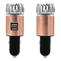 Perfect Dual USB Car Charger with Air Purifier