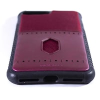 Nuoku Leopard Series Case for iPhone 8 Plus, Red