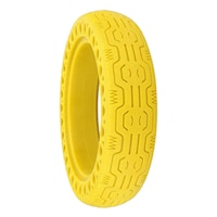 Prolab Shock Proof Solid Rubber Tire for Electric Scooters, Yellow