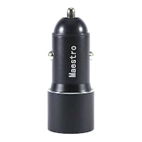 Maestro 2 USB Car Charger Adapter, Black