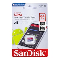 Sandisk Ultra Micro SD Card, 64GB