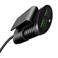 Ldnio 4 Ports USB Car Charger with Extension Cable, C502