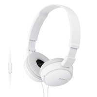 Sony Portable Headphone with Mic, White