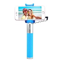 HiPhone Mirror Selfie Stick, Blue