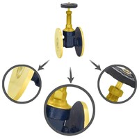 Picture of SANT Gun Metal Gate Valve, IS-6A, Gold & Blue