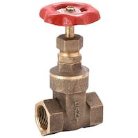 Picture of SANT Gun Metal Gate Valve, IS-1, Gold & Red
