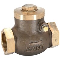 Picture of SANT Gun Metal Swing Check Valve, IS-35A, Gold