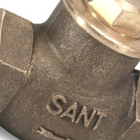 Picture of SANT Gun Metal Horizontal Lift Check Valve, IS-14, Gold