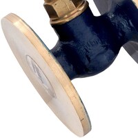 Picture of SANT Gun Metal Globe Valve, IS-10, Gold and Blue