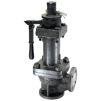 Picture of SANT Cast Iron Single Post Safety Valve, CI-8, Silver