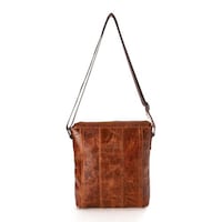 M&O Textured Leather Casual Cross-Body Men Bag
