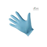 Honeywell Disposable Nitrile Powder Free Gloves, 24cm, Blue - Pack of 100