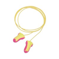 Honeywell Laser Lite Corded Earplugs, 3301106, Yellow & Pink