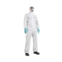 Honeywell Mutex Light Disposable Coverall, 4500501, 65GSM, White