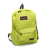 Sheild High Matrial School Backpack, Lime Green