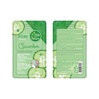 Picture of Victoria Beauty Deep Cleansing Peel-Off Facial Mask, Cucumber, 2х7ml