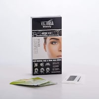 Victoria Beauty Detox 3-In-1 Charcoal Hair Removal Wax Strips, 20 Pcs+2 Wipes