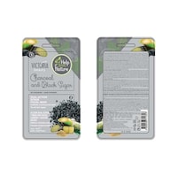 Picture of Victoria Beauty Dual-Action Scrub Facial Mask, Charcoal & Black Sugar, 2х7ml