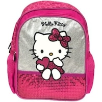 Picture of Hello Kitty Bright School Backpack, 14 Inch, Pink