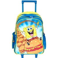 Picture of Nickelodeon Spomgebob Yummy Trolley School Bag, 18 Inch, Blue