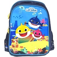 Picture of Pinkfong Baby Shark Story School Backpack, 14 Inch, Blue