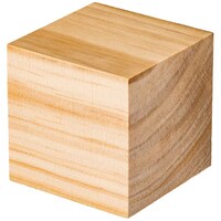 T One Woods Wooden Block Cubes for Crafts Diy Project, 1 inch, Set of 24 Pieces