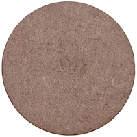 T One Woods Plain Round MDF Coasters, 4 x 4 inches, Set of 12 Pieces