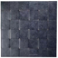 Picture of Cladd Square Mat, Vegan Leather, Black