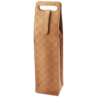 Picture of Cladd Wine Bottle Cover, Vegan Leather, Brown