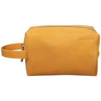 Cladd Vanity Bag, Vegan Leather, Yellow & Black