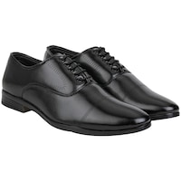 Funnel Men's PU Leather Lace Up Formal Shoes, ETPL66248, Black
