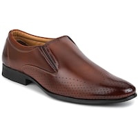 Funnel Men's Formal Slip On Shoes, ETPL66218, Brown