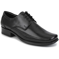 Funnel Men's PU Leather Lace Up Formal Shoes, ETPL66263, Black
