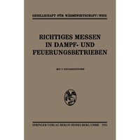 Richtiges Messen In Dampf- und Feuerungsbetrieben - German Edition
