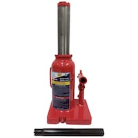 Picture of Titan Vehicle Hydraulic Bottle Jack, Red, 15 Ton