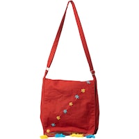 Emon Comfortable Cotton Shoulder Bag, Red