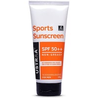 Ustraa SPF 50++ Non-Greasy Sports Sunscreen for Men, 100g